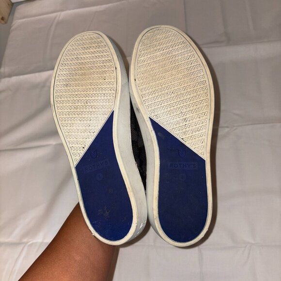 Rothy's The Sneaker Slip On Platform Shoe Women's Gray Camouflage Size 8 - Picture 7 of 7